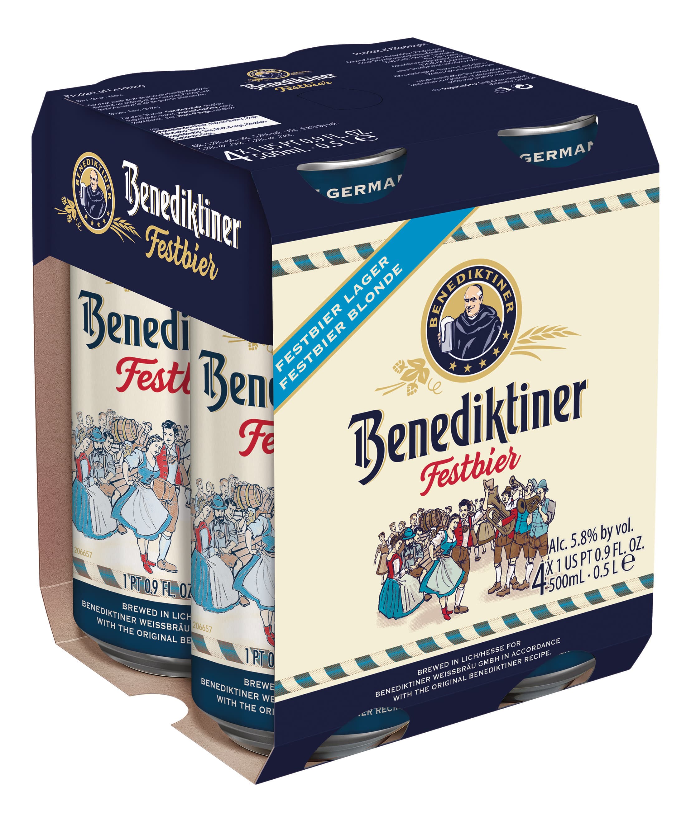 Benediktiner Festbier — Két 24 Lon 500ml