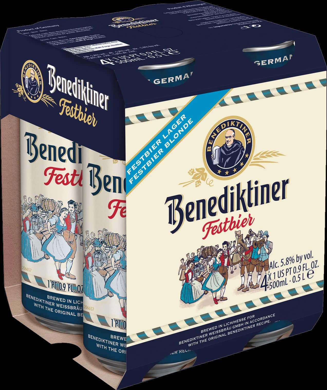 Combo Bavaria Party — Thùng 12 Chai Benediktiner + Tặng Xúc Xích 500g