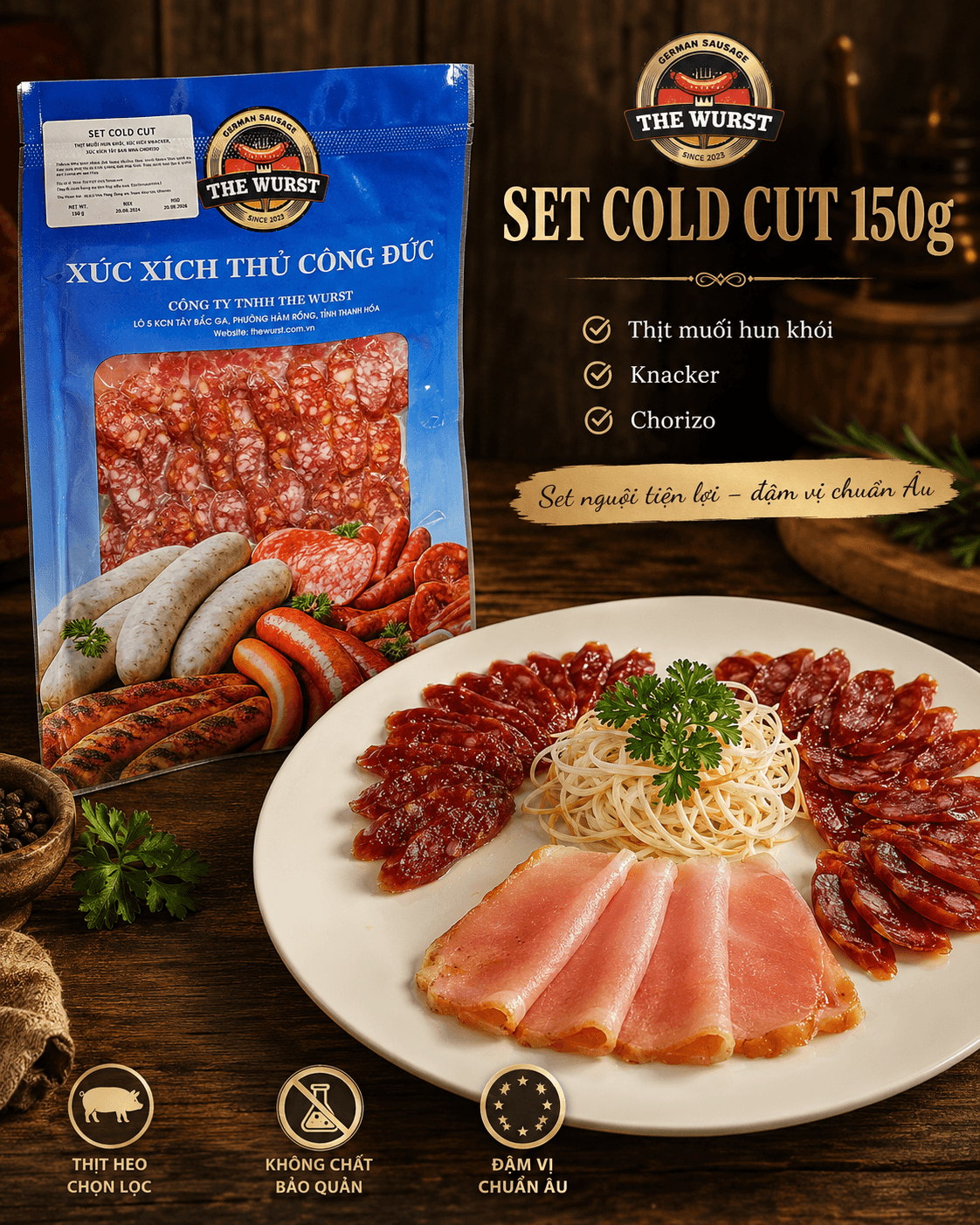 Đại Lý Phân Phối Sỉ Lẻ Xúc Xích Đức The Wurst Tây Hồ Giá Tốt