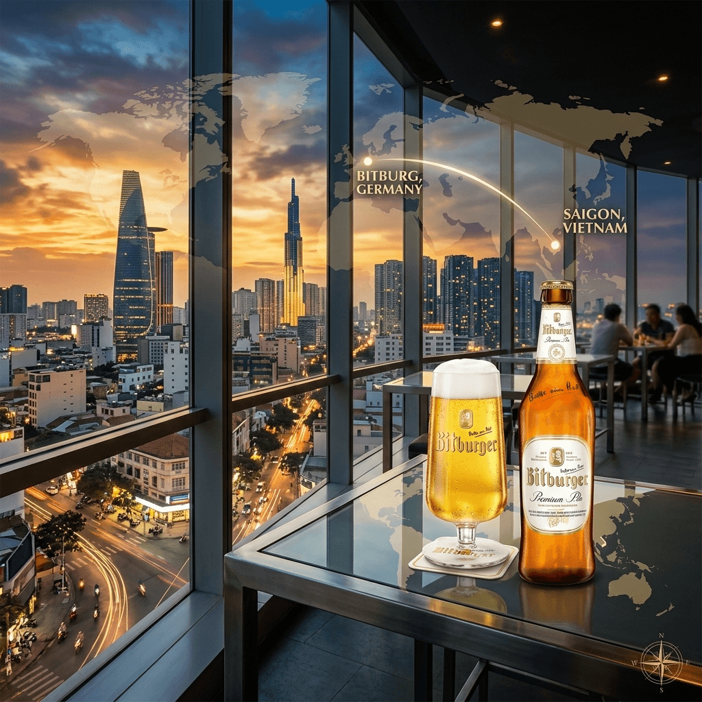 Bitburger đến Sài Gòn