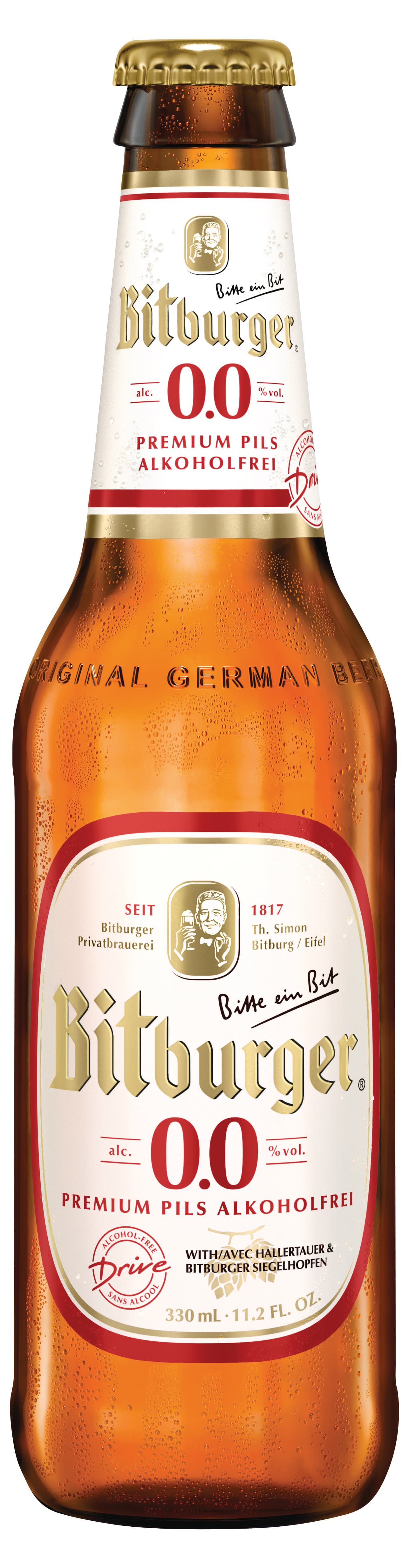 Bitburger 0.0% Alkoholfrei — Két 24 Lon 330ml