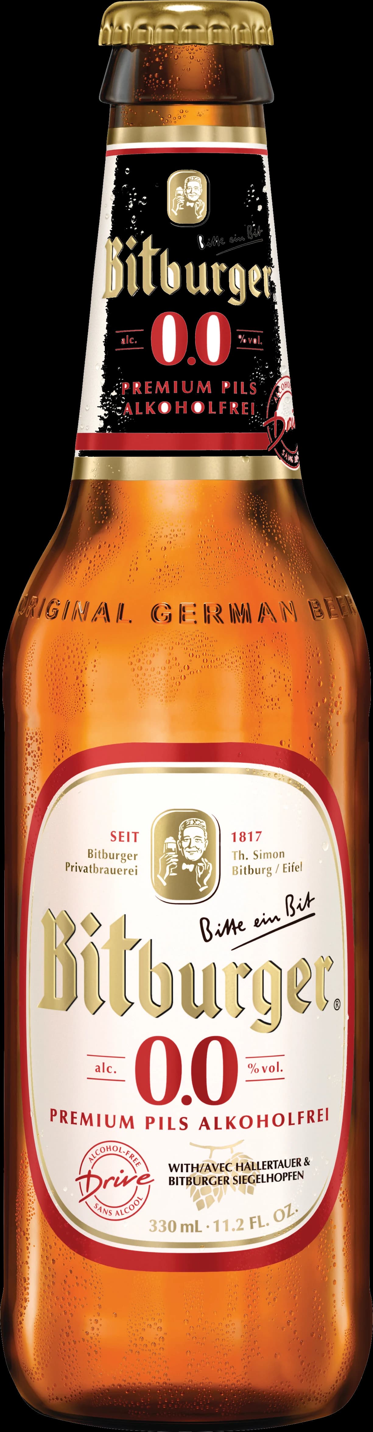 Bitburger 0.0% Alkoholfrei — Két 24 Lon 330ml