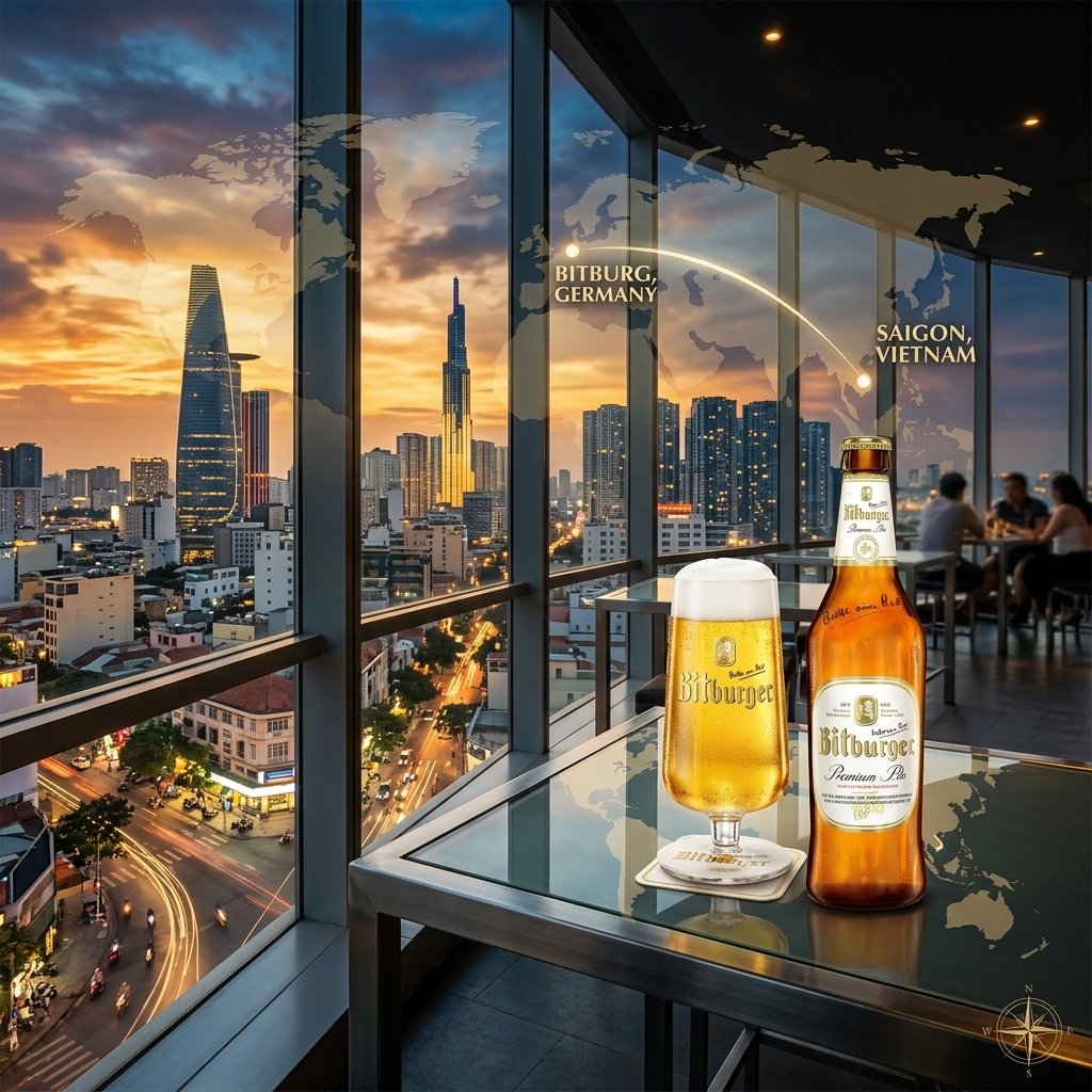 Bitburger đến Sài Gòn
